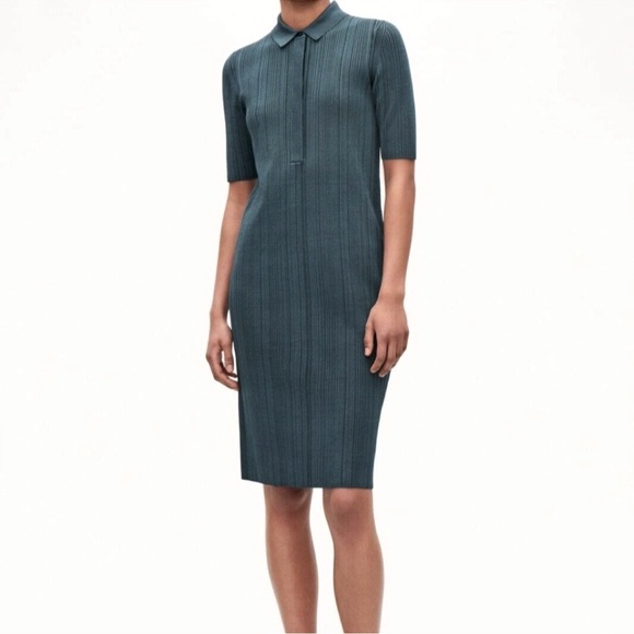 COS Dresses & Skirts - COS | NWOT Knitted Polo Dress - sz M